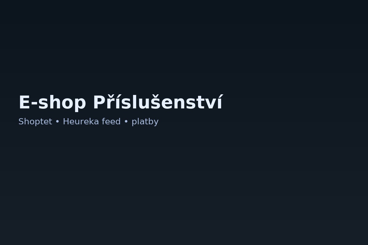 E‑shop Příslušenství